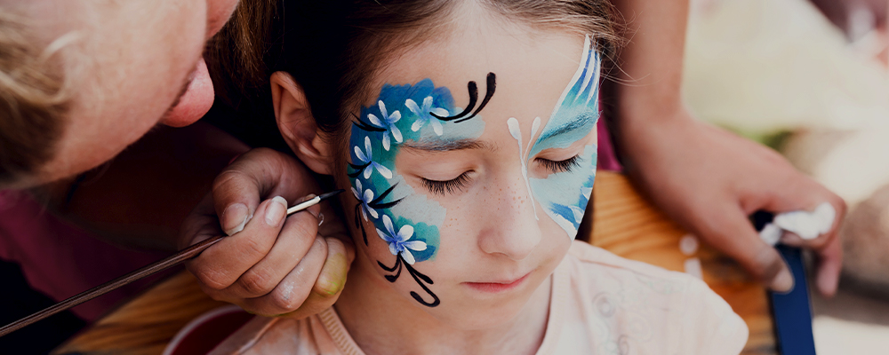Body painting per bambini 