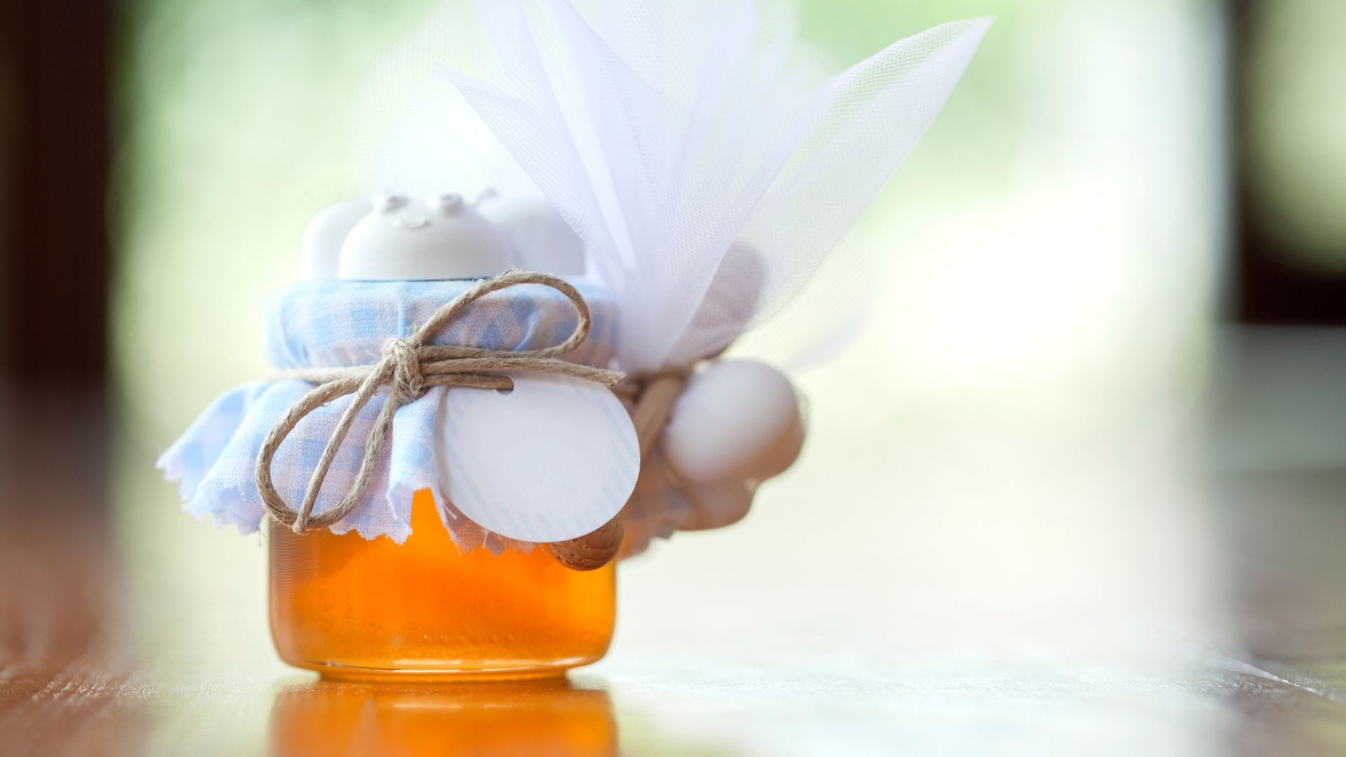 bomboniera con barattolino miele