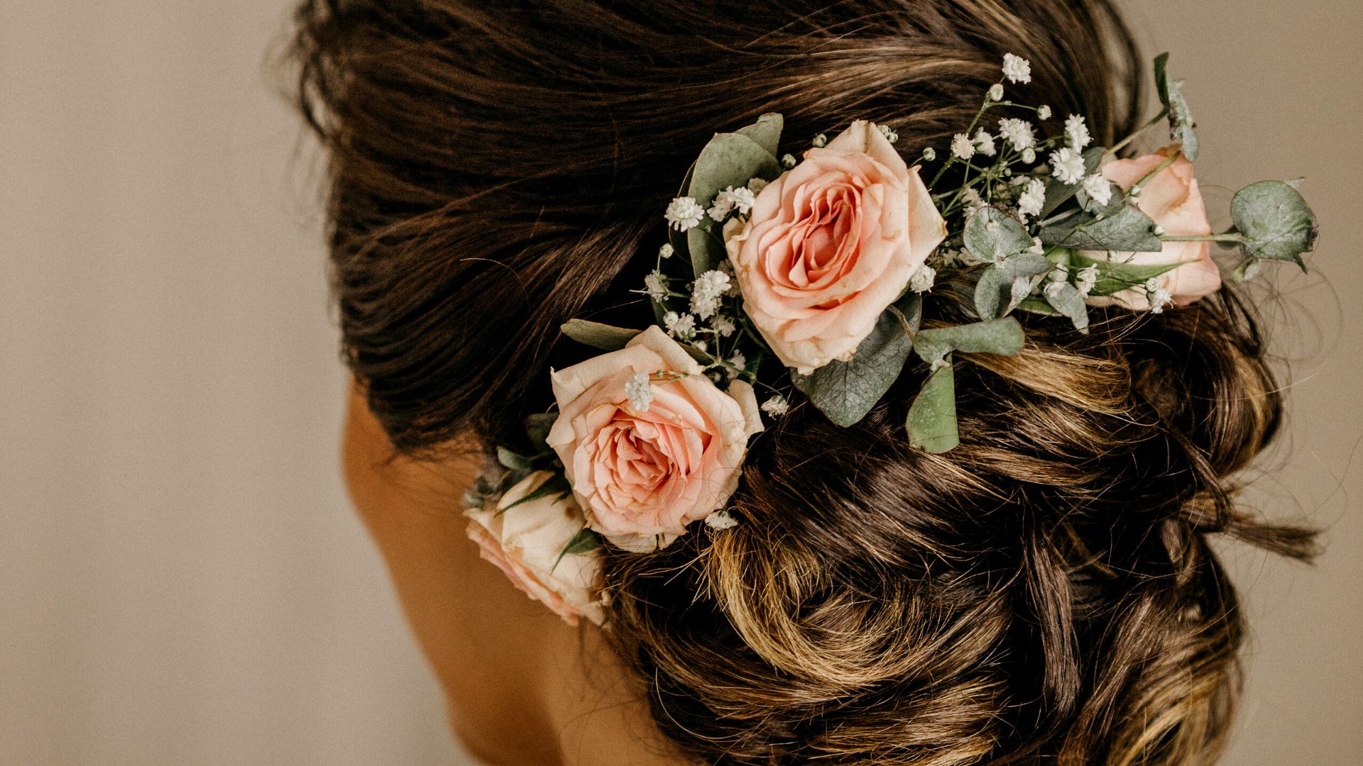 coroncina floreale sposa