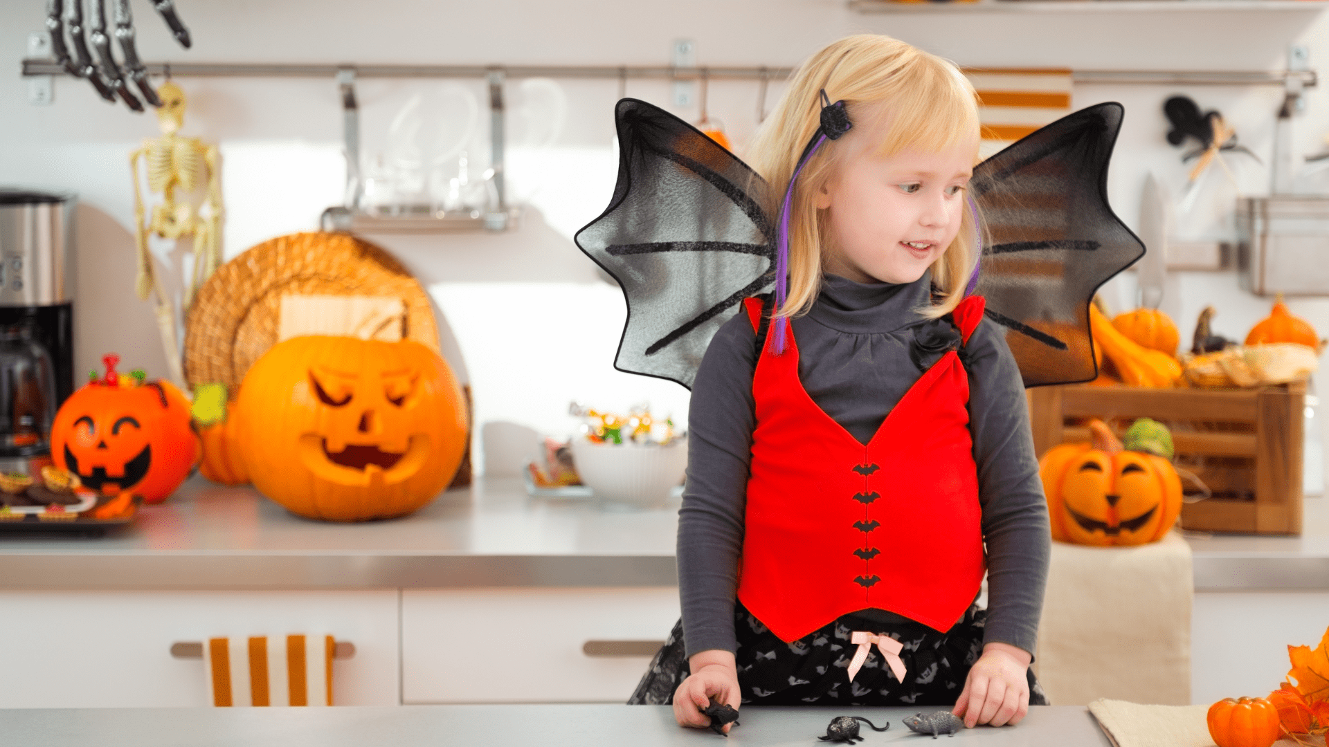 Vestito da pipistrello Halloween