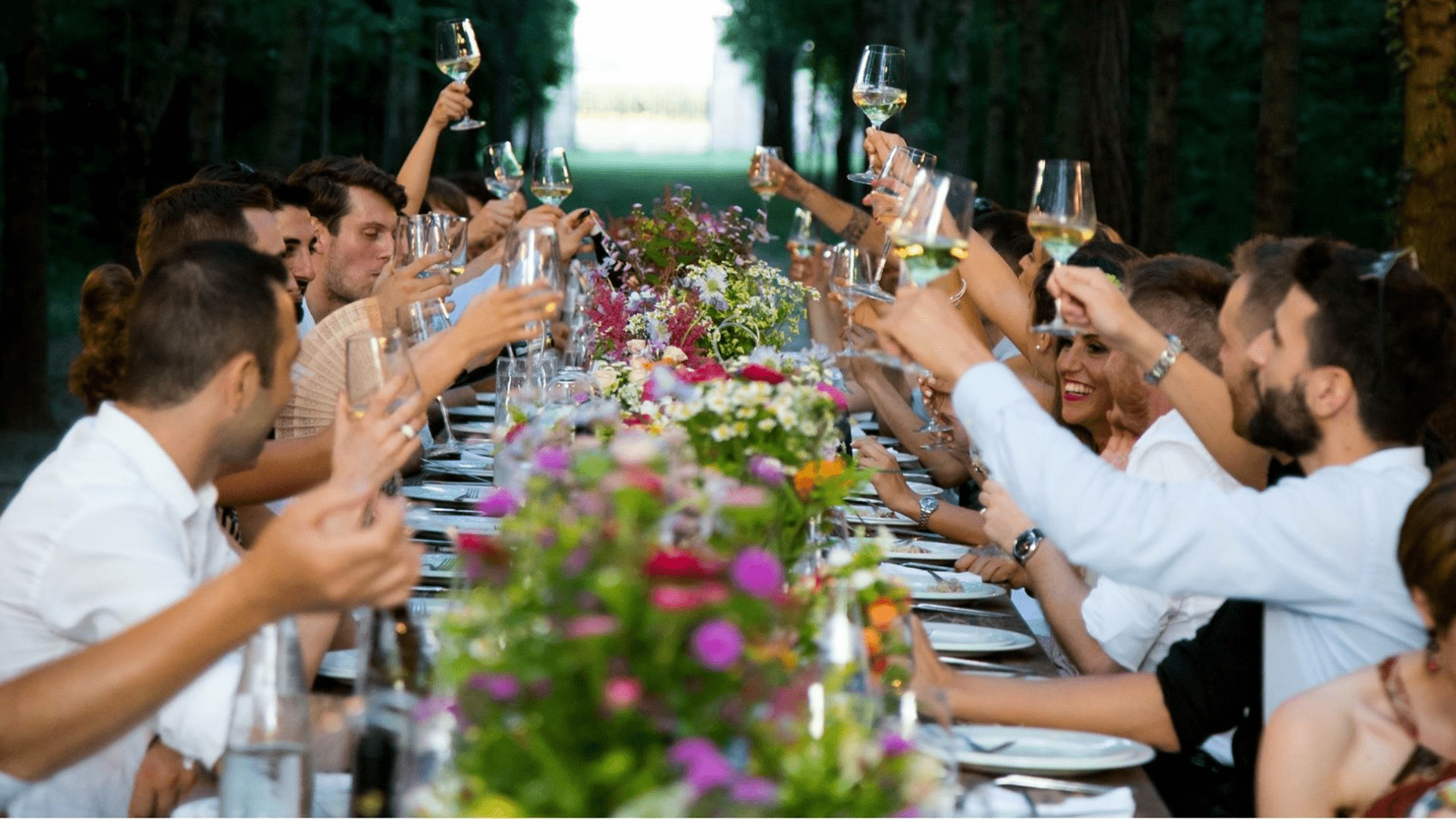 Proposta di matrimonio a un matrimonio