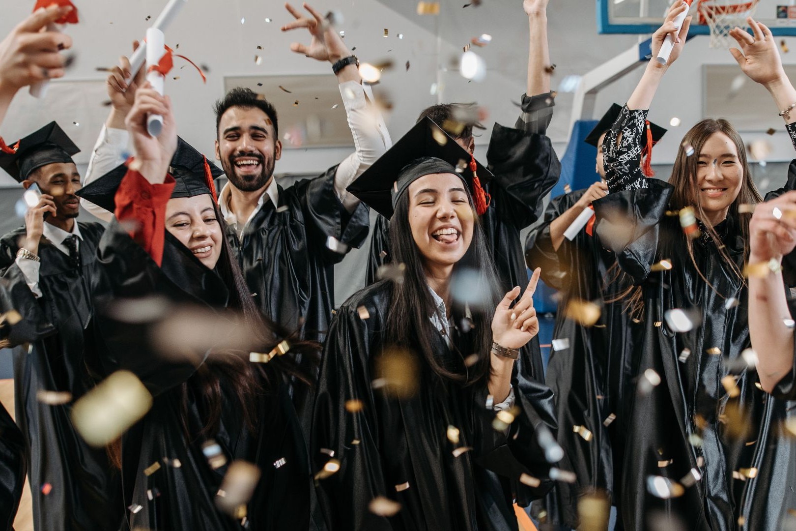 festa di laurea in inverno